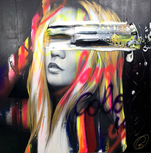 My Favorite Color is you par Cynthia Coulombe Bégin, Peinture en vente sur Singulart