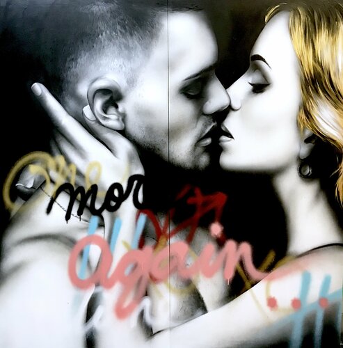 One More Time Again par Cynthia Coulombe Bégin, Peinture en vente sur Singulart