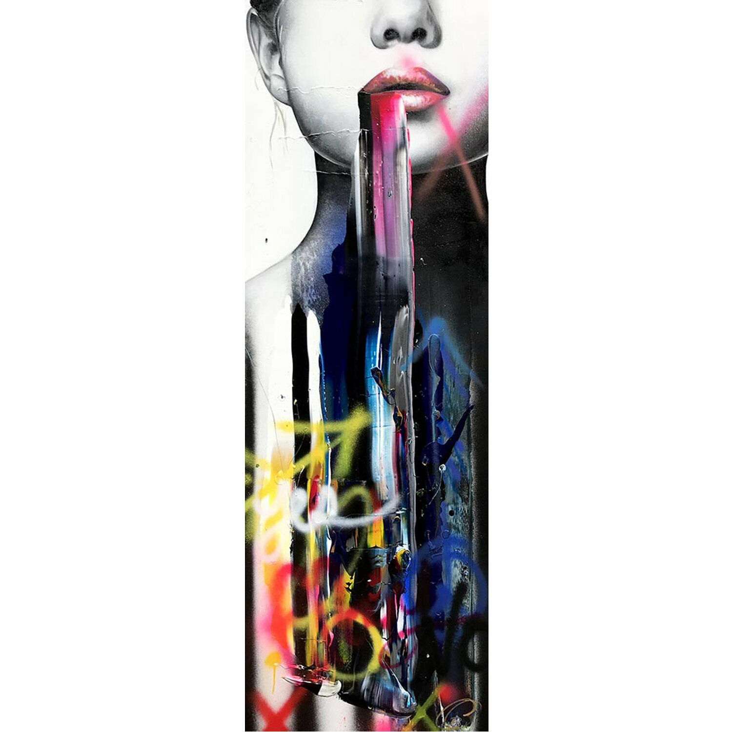 Golden Years 72x24 Cynthia Coulombe Bégin Originalgemälde zu verkaufen