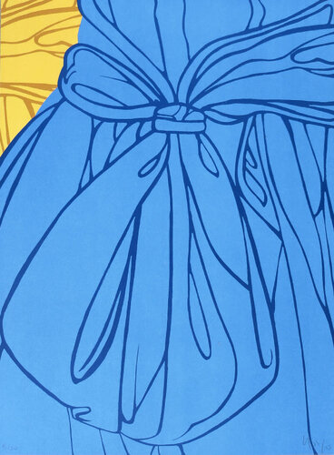 Dress and Bow (Blue) by Ana Mercedes Hoyos, Print for Sale on Singulart