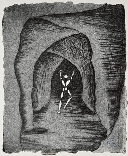 La grotte by Jérôme Mesnager, Print for Sale on Singulart
