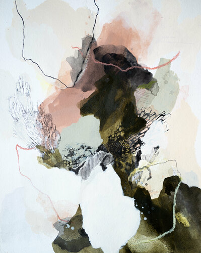 Outlines van Julia A. Etedi, Werk op papier te koop op Singulart
