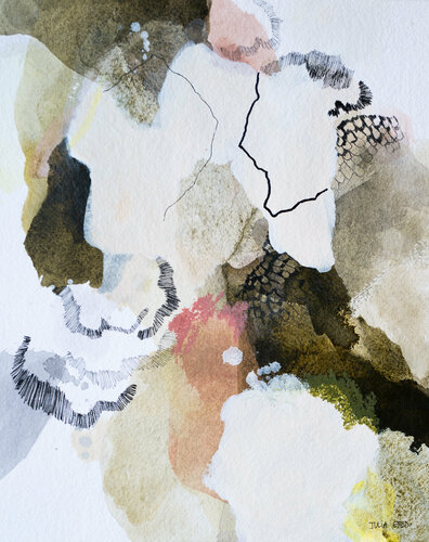 Patterns of our Myths van Julia A. Etedi, Werk op papier te koop op Singulart