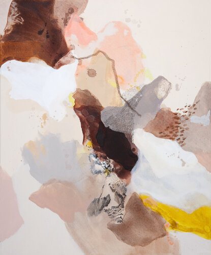 Contours d'un songe van Julia A. Etedi, Schilderij te koop op Singulart