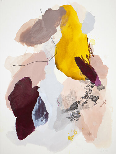 Fulgurance 4 van Julia A. Etedi, Werk op papier te koop op Singulart