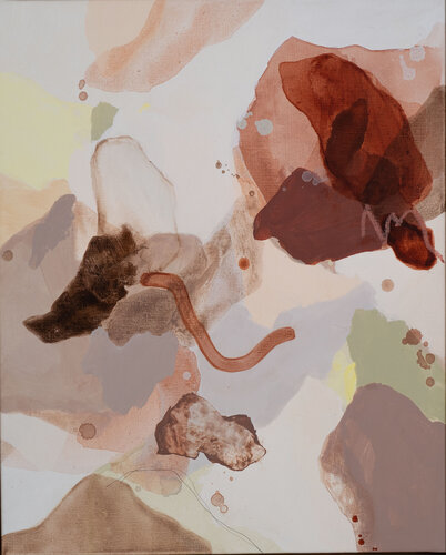 Salty hair, fruity lips van Julia A. Etedi, Schilderij te koop op Singulart