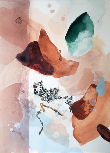 Cheers van Julia A. Etedi, Werk op papier te koop op Singulart