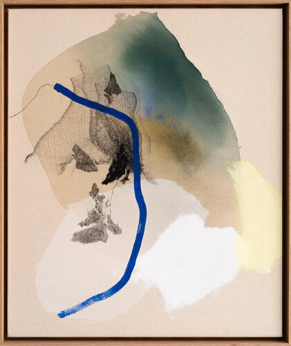 Le bruit du ciel 7 van Julia A. Etedi, Schilderij te koop op Singulart