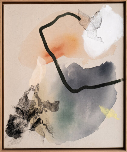 Le bruit du ciel 6 van Julia A. Etedi, Schilderij te koop op Singulart