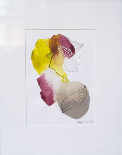 Raw Minerals /2 van Julia A. Etedi, Werk op papier te koop op Singulart