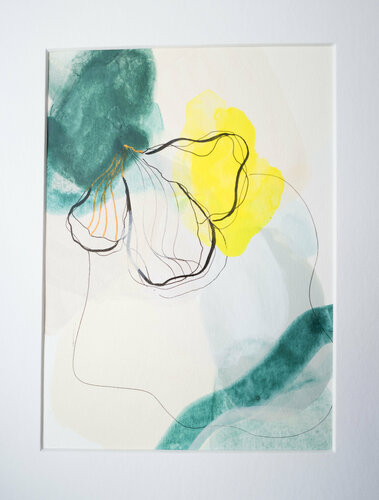 Cobalt Green van Julia A. Etedi, Werk op papier te koop op Singulart