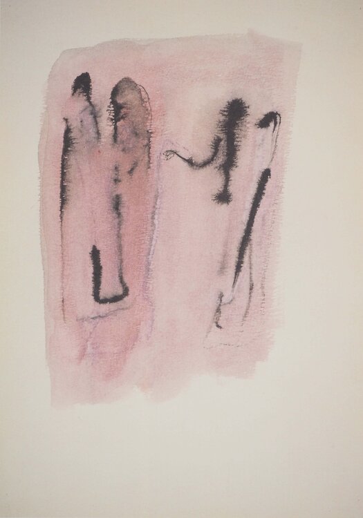 Personnages fantomatiques Henri Michaux