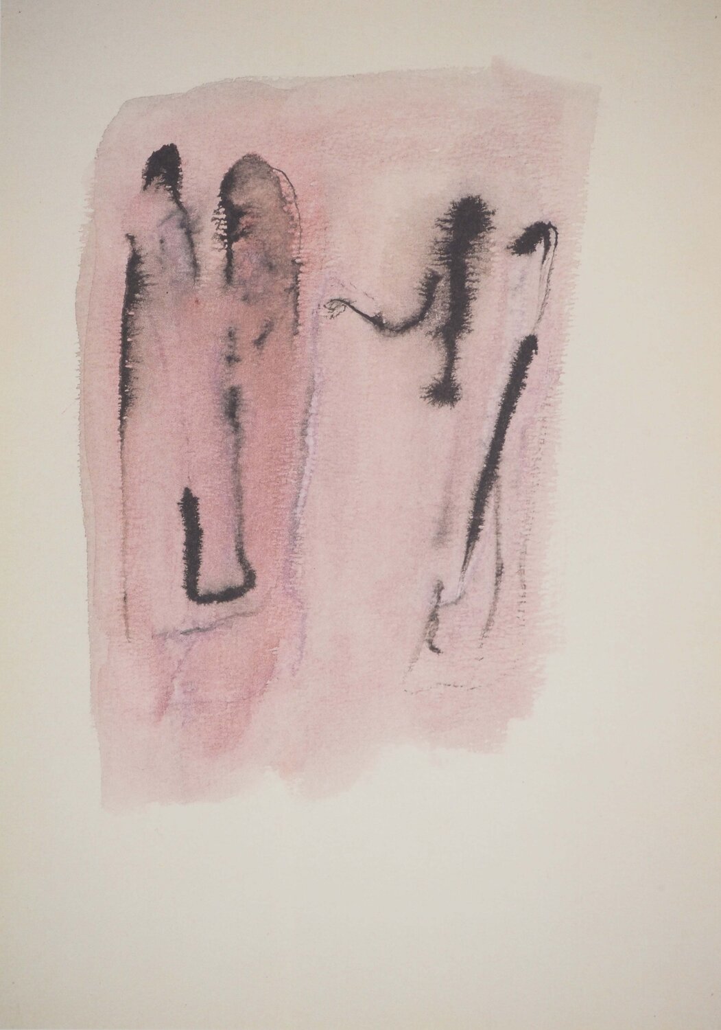 Personnages fantomatiques Henri Michaux Druck zu verkaufen