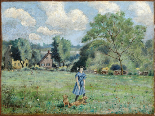 Walking the Dogs by Louis Michel Eilshemius, Painting for Sale on Singulart