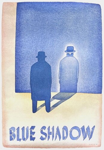 Blue Shadow by Jean Michel Folon, Print for Sale on Singulart