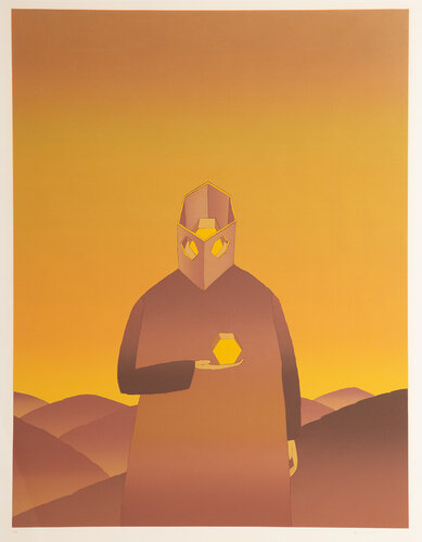 The Thinker by Jean Michel Folon, Print for Sale on Singulart