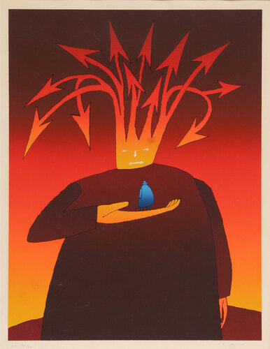 Macbeth by Jean Michel Folon, Print for Sale on Singulart