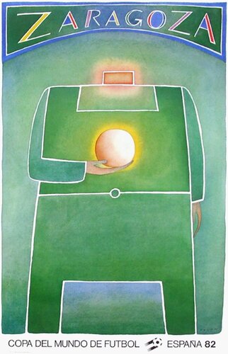 Copa del Mundo de Futbol 82 by Jean Michel Folon, Print for Sale on Singulart