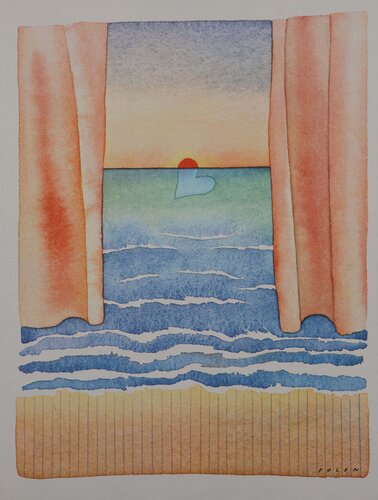 Coucher de coeur by Jean Michel Folon, Print for Sale on Singulart