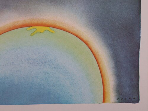 Le glaive cosmique by Jean Michel Folon, Print for Sale on Singulart