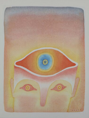 L'illumination par Jean Michel Folon, Édition en vente sur Singulart