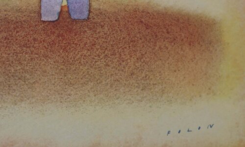 Le chef indien by Jean Michel Folon, Print for Sale on Singulart