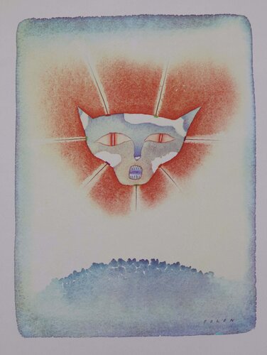 Le chat by Jean Michel Folon, Print for Sale on Singulart