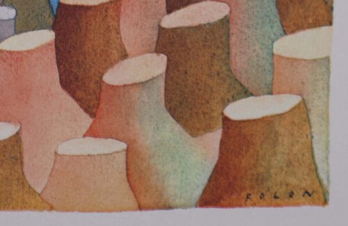 Déforestation by Jean Michel Folon, Print for Sale on Singulart