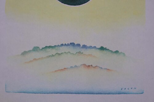 Disque et oiseau by Jean Michel Folon, Print for Sale on Singulart