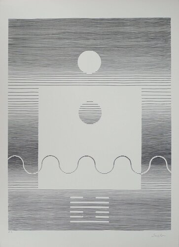 Le jour et la nuit by Jean Michel Folon, Print for Sale on Singulart