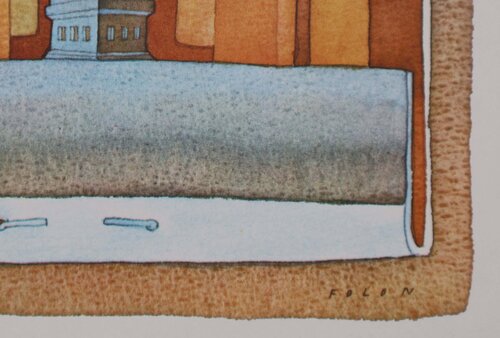 Statue de la liberté by Jean Michel Folon, Print for Sale on Singulart