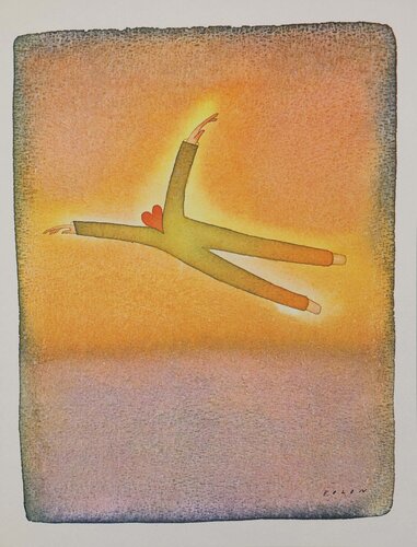 Légèreté de l'amour by Jean Michel Folon, Print for Sale on Singulart