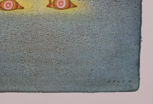 Les deux escargots van Jean Michel Folon, Afdruk te koop op Singulart