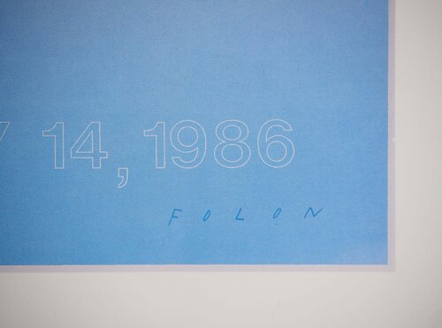 La France saluant New Yor by Jean Michel Folon, Print for Sale on Singulart