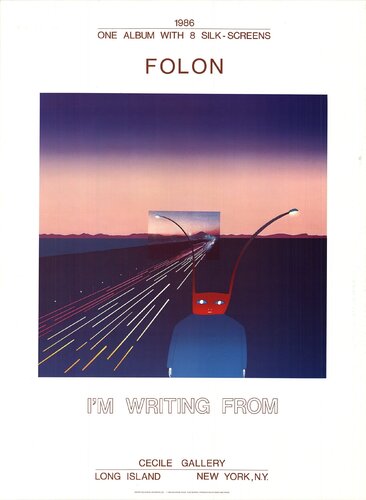 I'm Writing From by Jean Michel Folon, Print for Sale on Singulart
