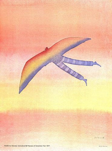 Amnesty International van Jean Michel Folon, Afdruk te koop op Singulart