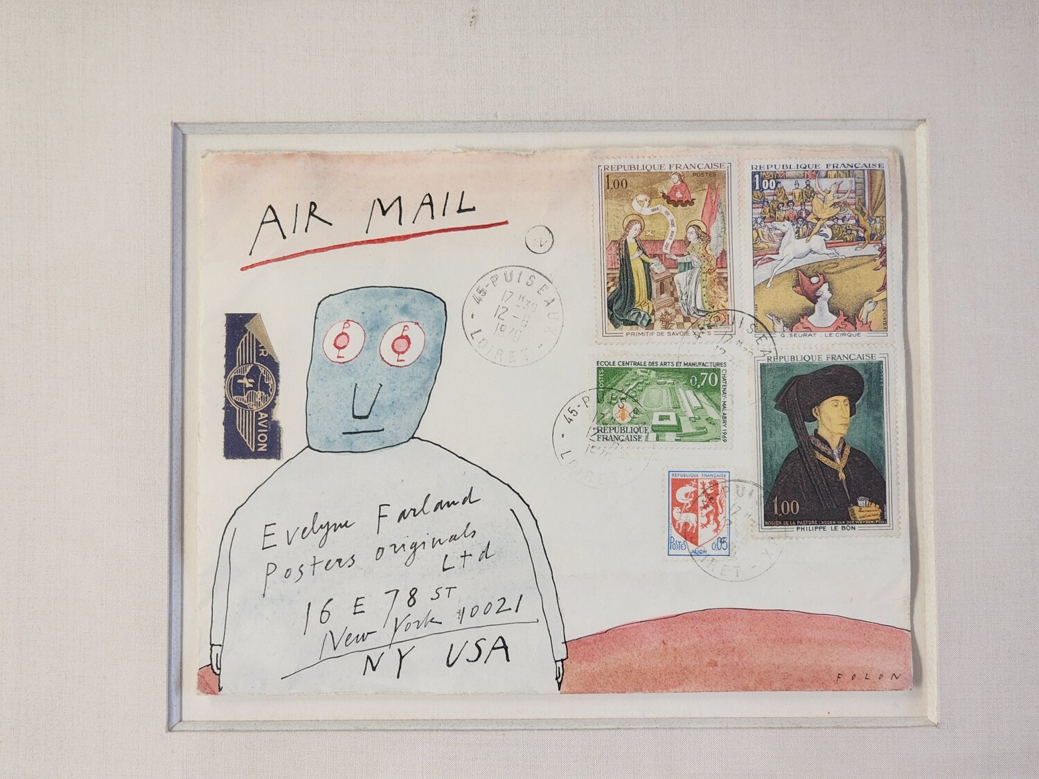 Air Mail -  Jean Michel Folon