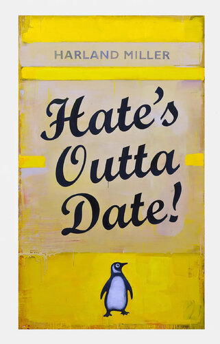 Hate's Outta Date! (Yellow) van Harland Miller, Afdruk te koop op Singulart
