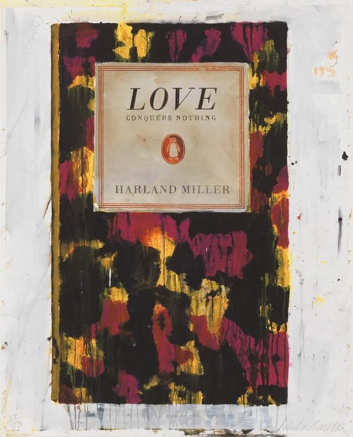 Loves Conquers Nothing Harland Miller Stampa in vendita