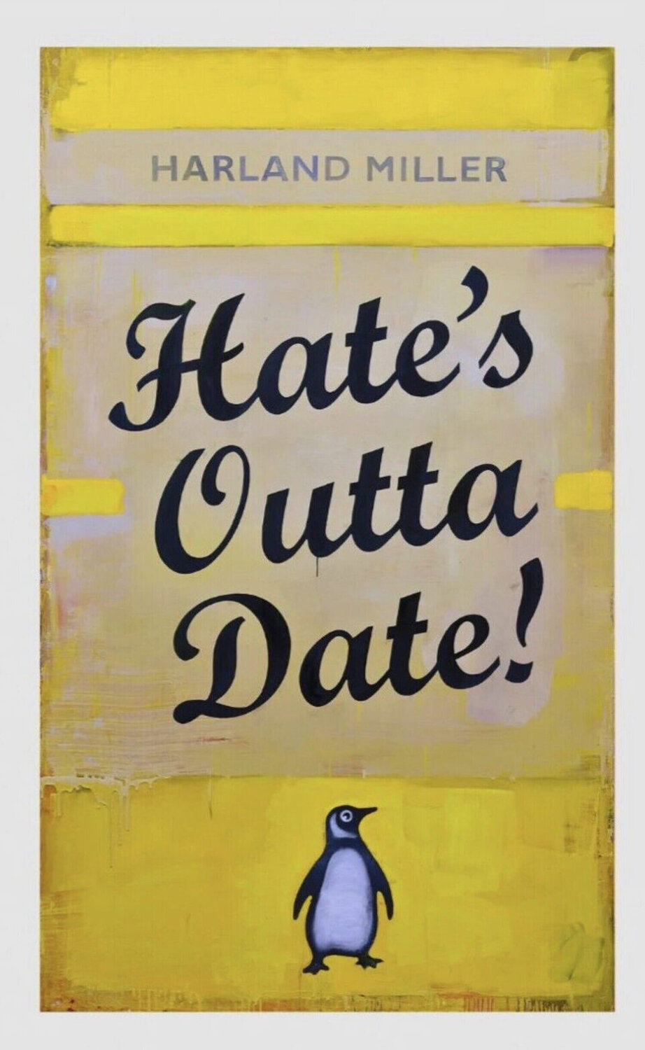 Hates Outta Date (Yellow) Harland Miller Stampa in vendita
