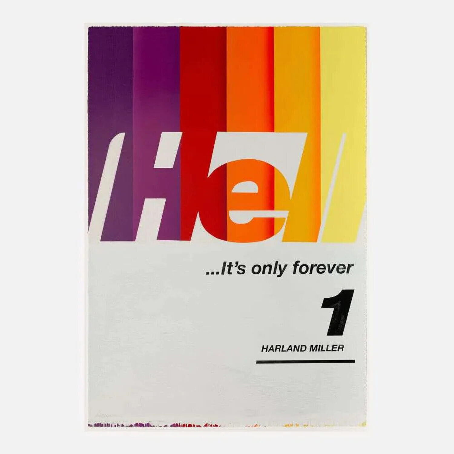 Hell (large) Harland Miller Print for sale