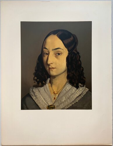 Jeune Femme en Buste by Jean-François Millet, Print for Sale on Singulart