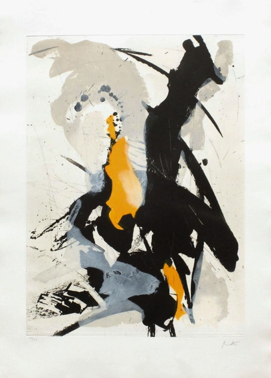 Composition abstraite III Jean Miotte