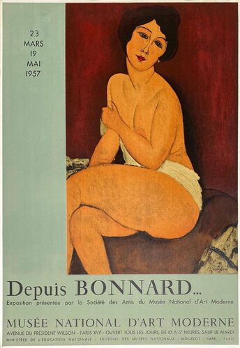 Expo 57 - Musée National d'Art Moderne by Amedeo Modigliani, Print for Sale on Singulart