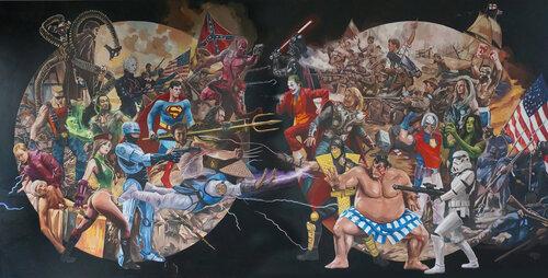 Round 13 di Janusz Orzechowski, Pittura in vendita su Singulart