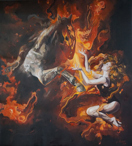 Craze di Janusz Orzechowski, Pittura in vendita su Singulart