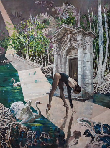 Crossing to the Other Side IV de Janusz Orzechowski, Pintura a la venta en Singulart