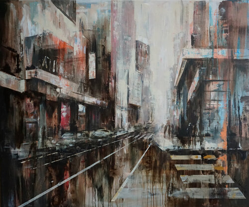 Abstraction 11 di Janusz Orzechowski, Pittura in vendita su Singulart