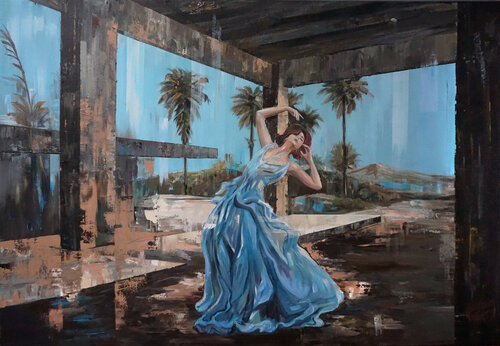 Greece di Janusz Orzechowski, Pittura in vendita su Singulart