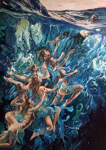 Two hundred and thirty years later di Janusz Orzechowski, Pittura in vendita su Singulart